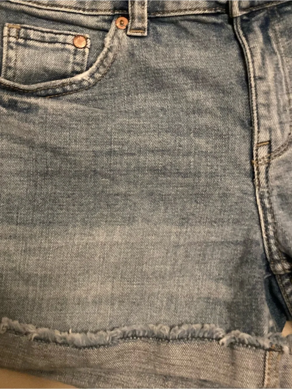 H&M denim shorts bundle Light & Dark Blue size US 4 ( fits US 2)
